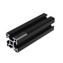 Aluminium slot profile 3030 black