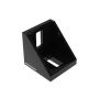 Corner bracket 4545 black