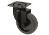 Swivel castor wheel 100mm black plate