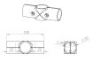 T-connector 28mm